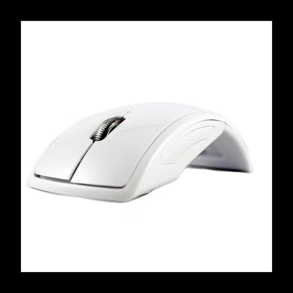 2.4GHz Wireless Folding Foldable Arc Optical Mouse USB Receiver WHITE, Sanoxy, Mfr#: SANOXY-MOUS-ARC-WE